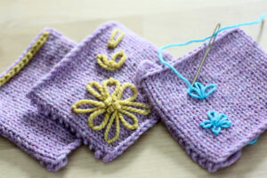 embellished knitting
