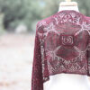crimson blossom shawl by Romi Hill