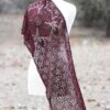 crimson blossom shawl by Romi Hill