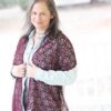 crimson blossom shawl by Romi Hill
