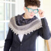 Tablature shawl by Romi Hill