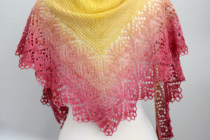Globemallow shawl pattern by Romi Hill
