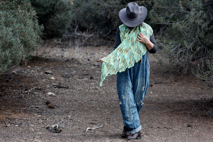 Broken Trails shawl pattern by Romi Hill