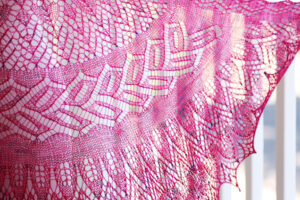 Blooming Desert shawl pattern by Romi Hill