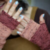 Just a Sec Mitts knitting pattern by Romi Hill