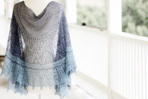 A Rainy Day shawl pattern by Rosemary (Romi) Hill