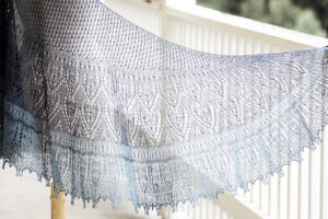 A Rainy Day shawl pattern by Rosemary (Romi) Hill