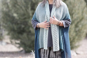 Mesa Sweater Wrap knitting pattern by Romi Hill