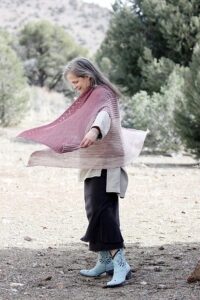 Mesa Sweater Wrap knitting pattern by Romi Hill
