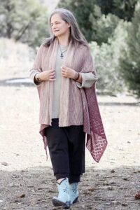 Mesa Sweater Wrap knitting pattern by Romi Hill