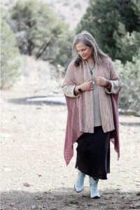 Mesa Sweater Wrap knitting pattern by Romi Hill